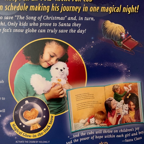 Elf on the Shelf Pets White Arctic Fox With Storybook - Picture 13 of 15